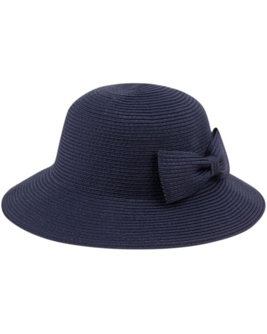 Epoch Hats Company Angela William Poly Braid Bucket Sun Hat with Ribbon