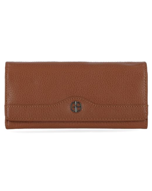Giani Bernini Pebble Leather Receipt Wallet Created for