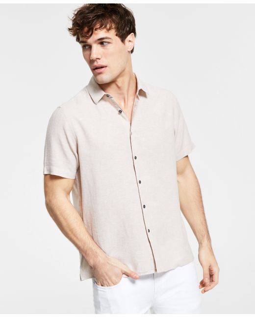 INC International Concepts Regular-Fit Textured Shirt Created for