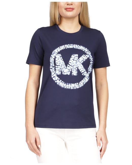 Michael Kors Michael Organic Cotton Printed-Logo T-Shirt