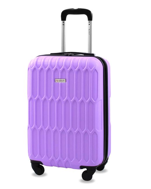 Amka Honeycomb 22 Carry-On Expandable Spinner Suitcase