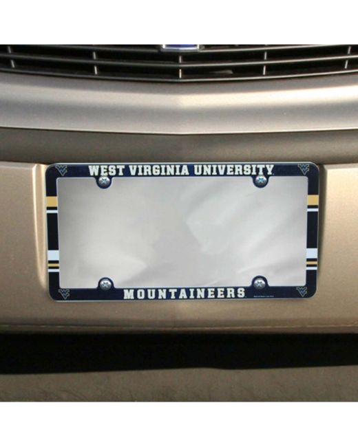 Wincraft West Virginia Mountaineers Plastic License Plate Frame