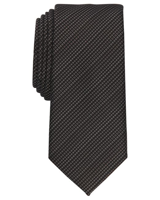 Alfani Slim Check Stripe Tie Created for