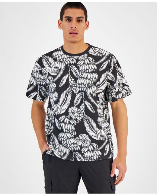 INC International Concepts Palm Print T-Shirt Created for
