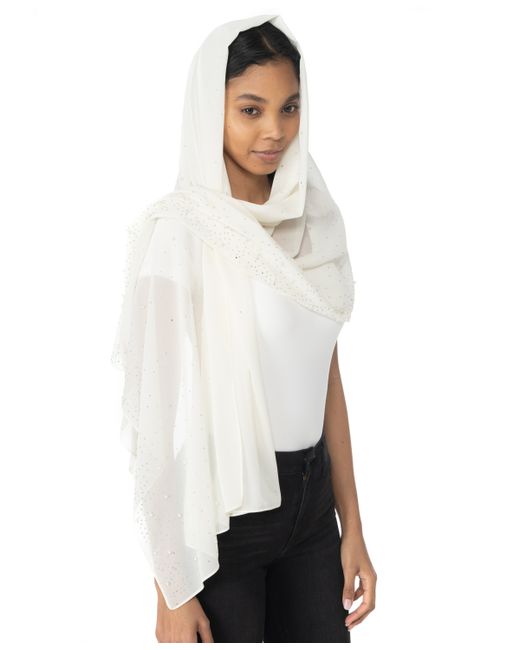 INC International Concepts Embellished Wrap Scarf Created for