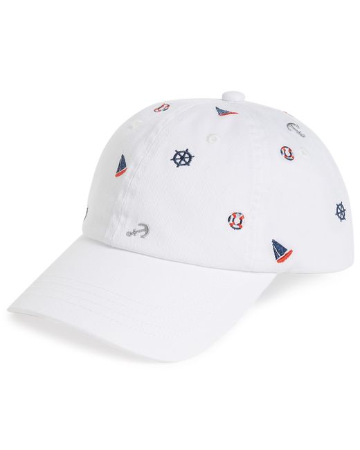 Club Room Nautical Embroidered Baseball Hat Created for