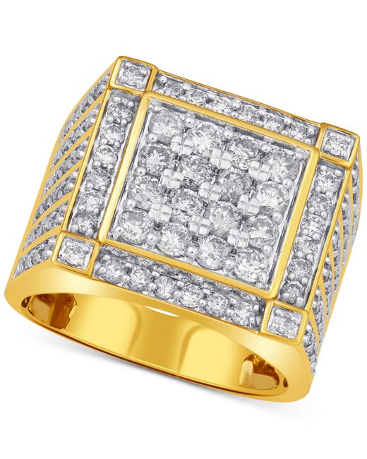 Macy's Diamond Cluster Ring 3 ct. t.w. in 10k Gold