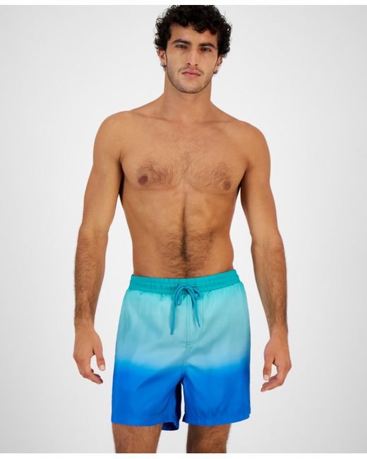 INC International Concepts Sunrise Ombre Swim Trunks Created for