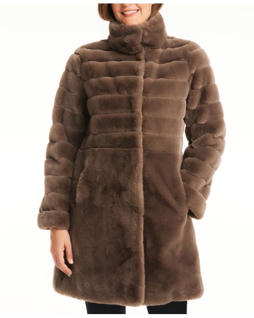 Jones New York Faux-Fur Coat