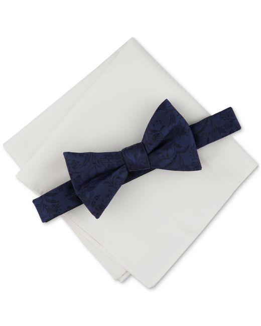 Bar III 2-Pc. Edken Bow Tie Pocket Square Set Created for