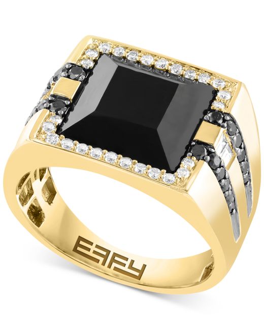 Effy Collection Effy Onyx Diamond Ring 3/4 ct. t.w. in 14k Gold