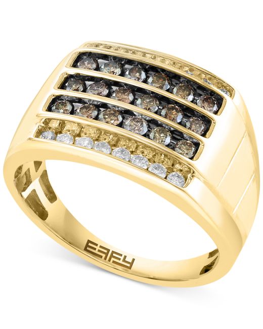 Effy Collection Effy Espresso Diamond 5/8 ct. t.w. 1/3 Ring in 14k Gold