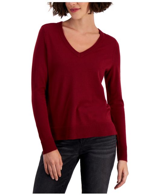 Style & Co V-Neck Long-Sleeve Sweater Created for