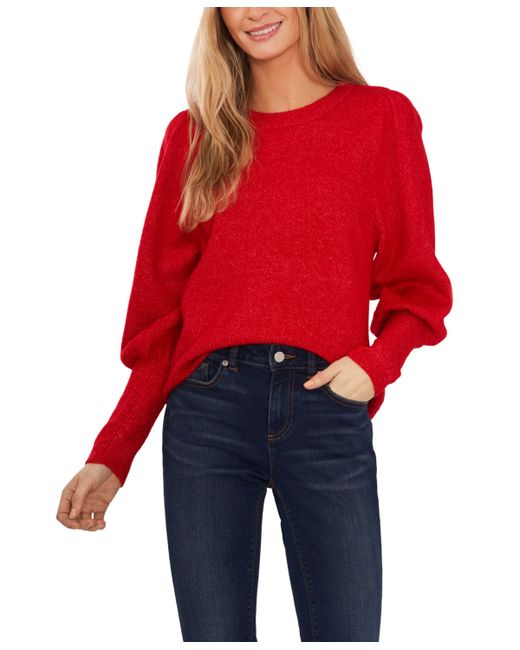 Cece Puff-Sleeve Sweater