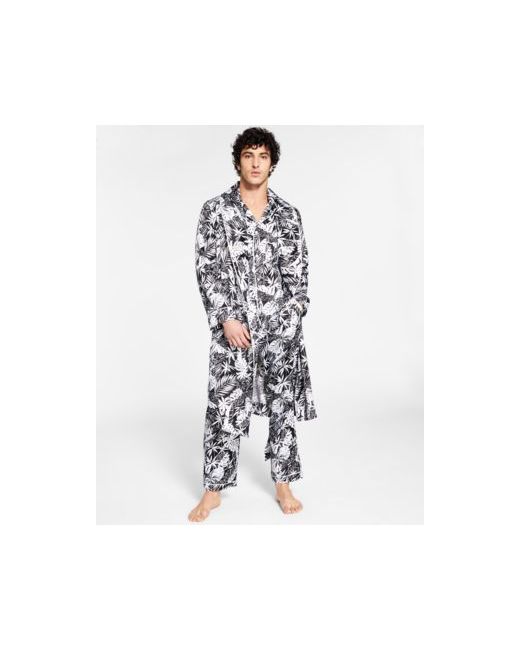 INC International Concepts Satin Pajamas Robe Set Created For