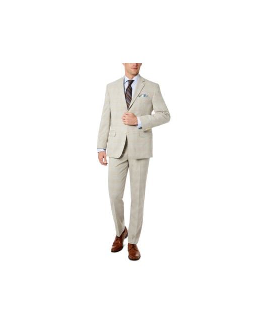 Sean John Classic Fit Plaid Suit Separates