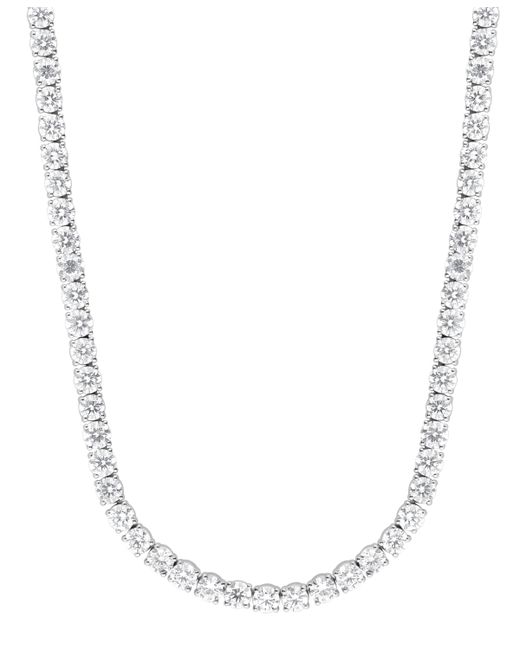 Badgley Mischka Lab Grown Diamond 18 Tennis Necklace 28-1/2 ct. t.w. in 14k