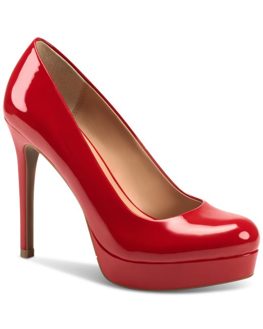 Thalia Sodi Crista Patent Platform Pumps Shoes