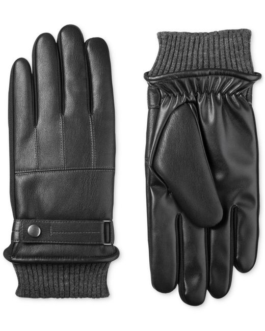 ISOTONER Signature Insulated Faux-Leather Touchscreen Gloves