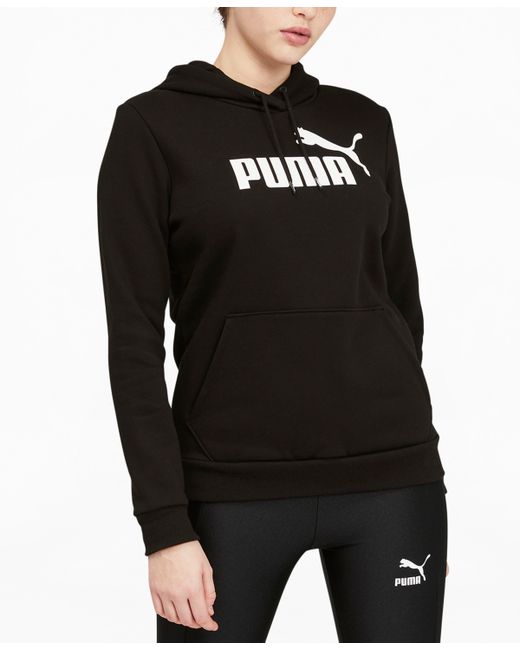 Puma Logo Fleece Sweatshirt Hoodie