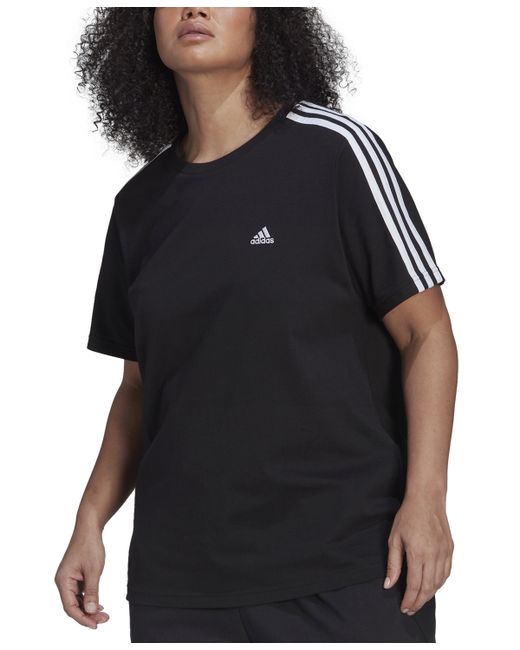 Adidas Plus Essentials Slim 3-Stripes T-Shirt