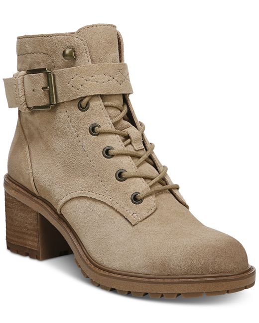 Zodiac Gemma Lace-up Heeled Combat Booties Shoes