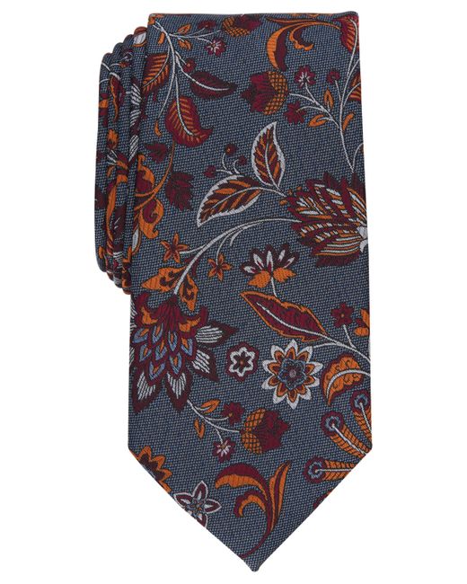 Perry Ellis Elvin Classic Jacobean Floral Tie