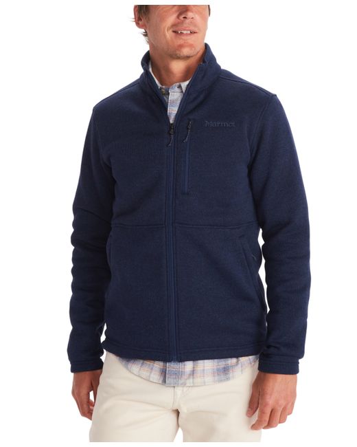 Marmot Drop Line Full Zip Sweater Fleece Jacket