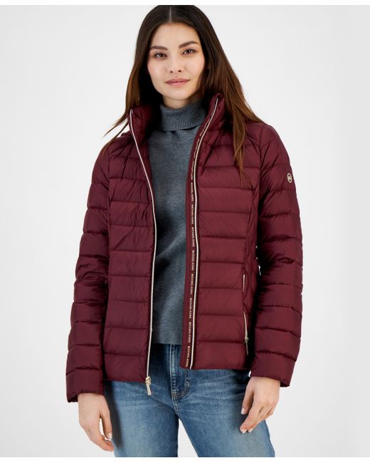 Michael Kors Michael Hooded Packable Down Puffer Coat Created for