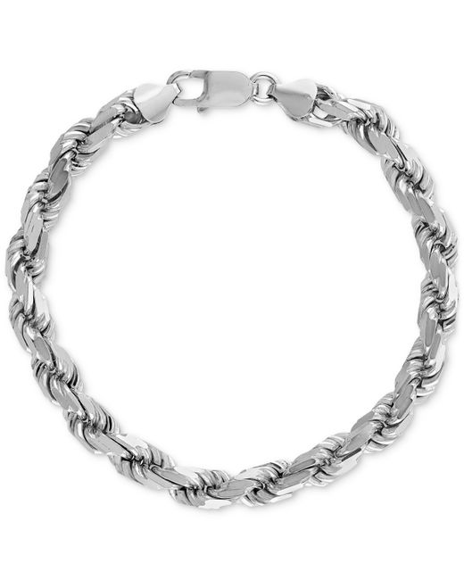 Esquire Men's Jewelry Rope Link Chain Bracelet Created for