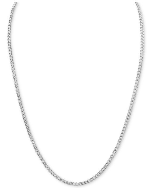 Esquire Men's Jewelry Curb Link 24 Chain Necklace Created for