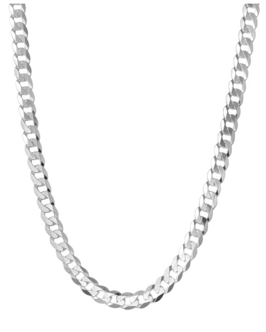 Macy's Curb Link 24 Sterling Necklace Chain 5-1/2mm