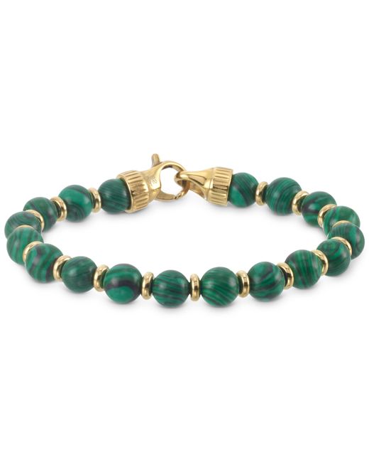 Legacy For Men By Simone I. Legacy for by Simone I. Smith Bead Stretch Bracelet in Gold-Tone Ion-Plated Stainless Steel