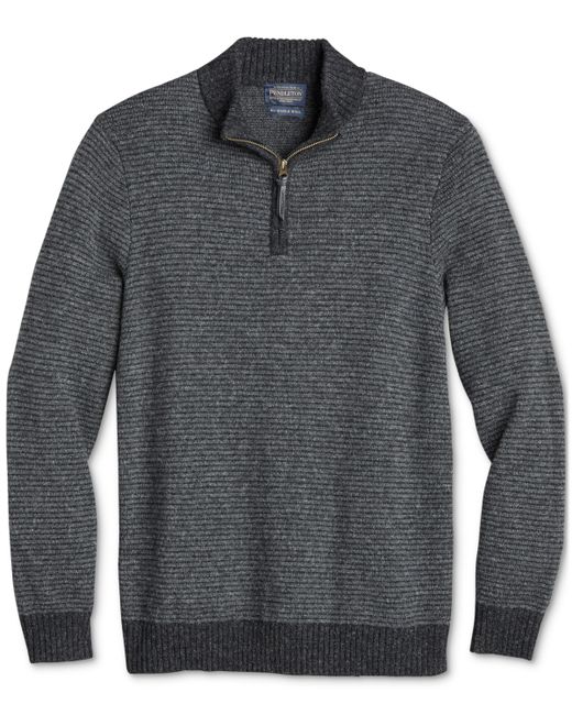 Pendleton Shetland Half Zip Sweater