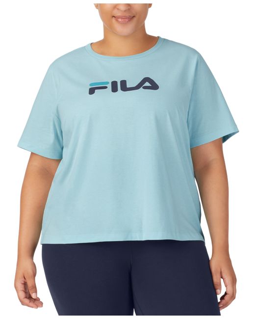 Fila Plus Thea Cotton Logo Short-Sleeve T-Shirt