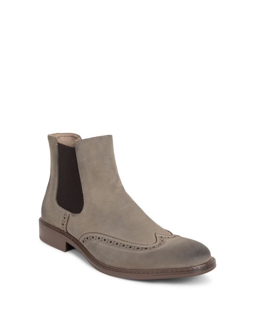 Kenneth Cole REACTION Wingtip Chelsea Boots Shoes