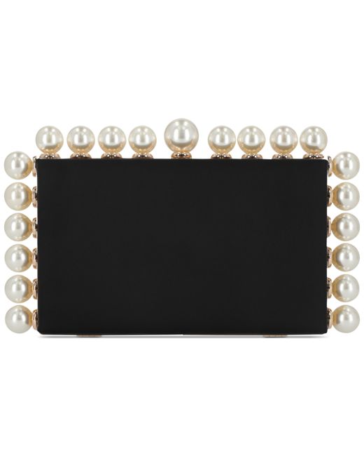 INC International Concepts East West Pearl-Trim Clutch Created for