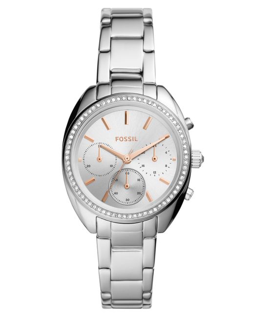 Fossil Ladies Vale Chronograph stainless steel watch 34mm