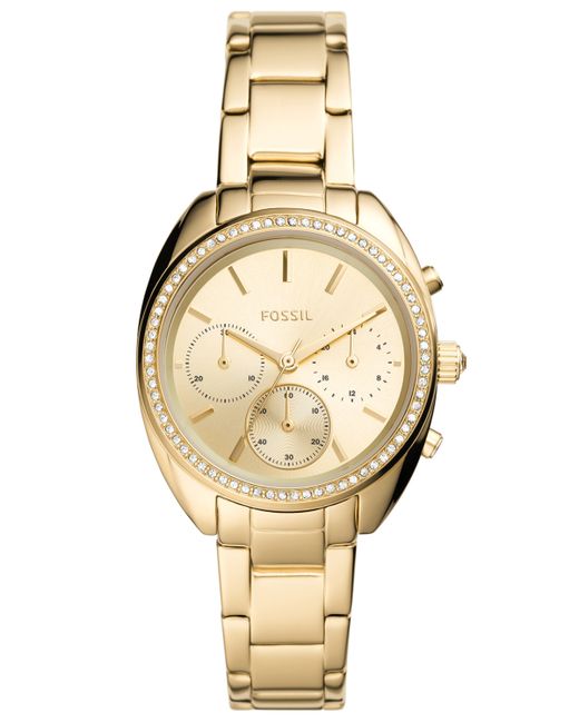 Fossil Ladies Vale Chronograph tone stainless steel watch 34mm