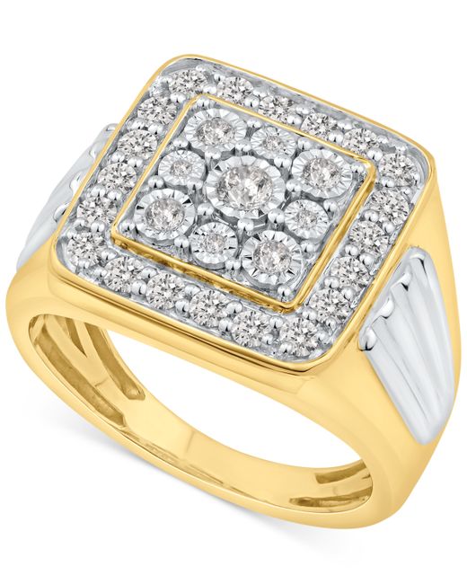 Macy's Diamond Cluster Ring 1 ct. t.w. in 10k Gold