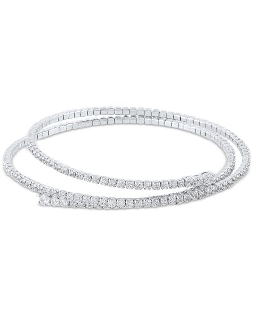 Macy's Cubic Zirconia Wrap Collar Necklace in