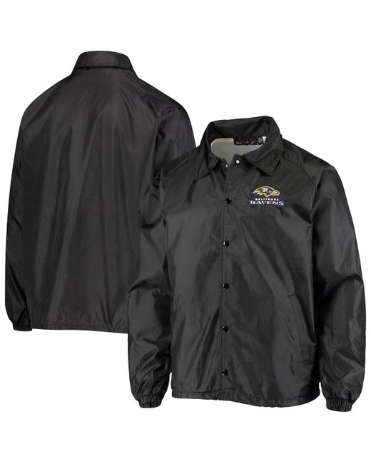 Dunbrooke Baltimore Ravens Coaches Classic Raglan Full-Snap Windbreaker Jacket