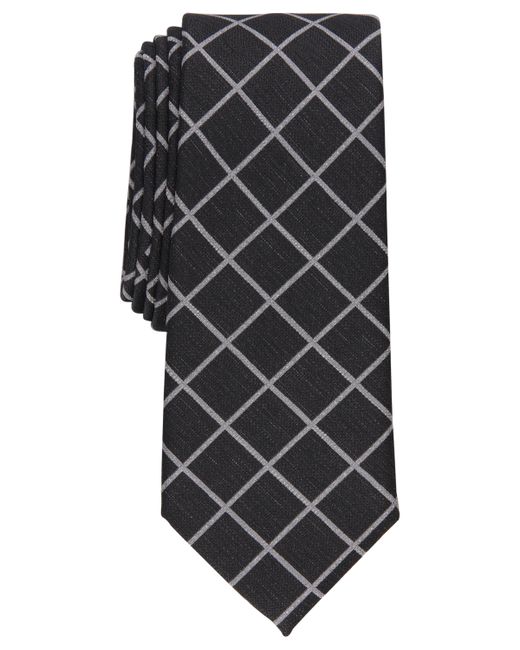 Alfani Blossom Grid Slim Tie Created for
