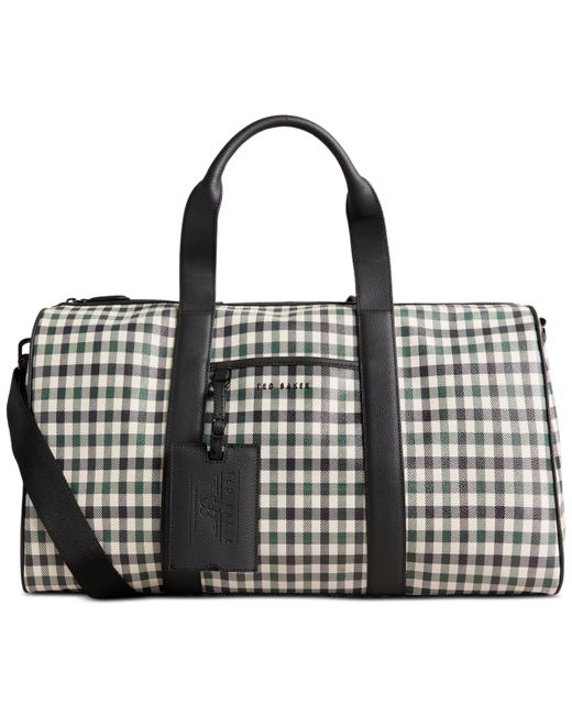 Ted Baker Invess House Check Weekender Bag