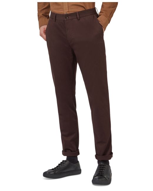 Ben Sherman Slim-Fit Stretch Five-Pocket Branded Chino Pants