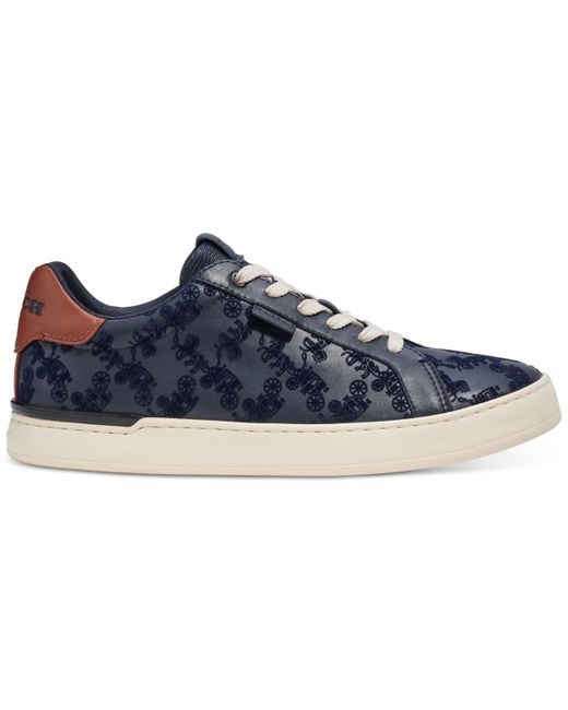 Coach Lowline Flocked Leather Sneaker Shoes