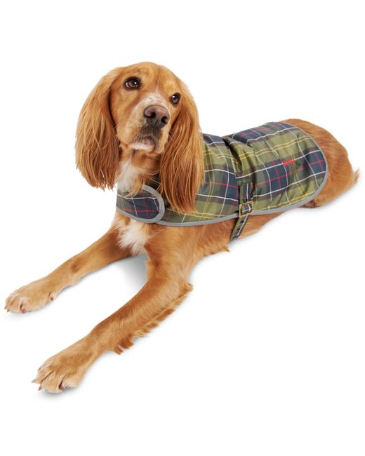 Barbour Wetheram Tartan Plaid Waterproof Adjustable Dog Coat