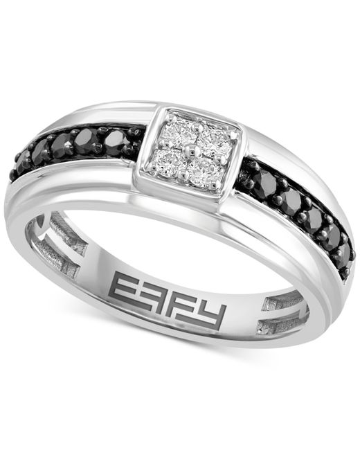 Effy Collection Effy Diamond 1/6 ct. t.w. Black 1/3 Ring in 14k