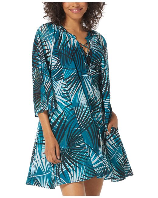 Coco Reef Wonderlust Printed Dress Cover-Up Swimsuit