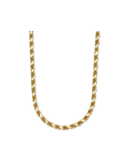 Macy's Rope Link Chain Necklace Collection In 14k Gold